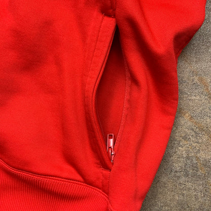 Oakley 00s red boxy zip hoodie