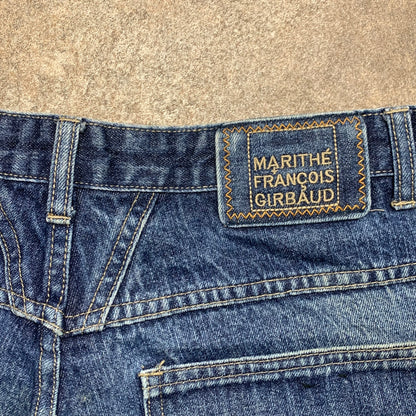 Marithé et François Girbaud 00s baggy navy jorts