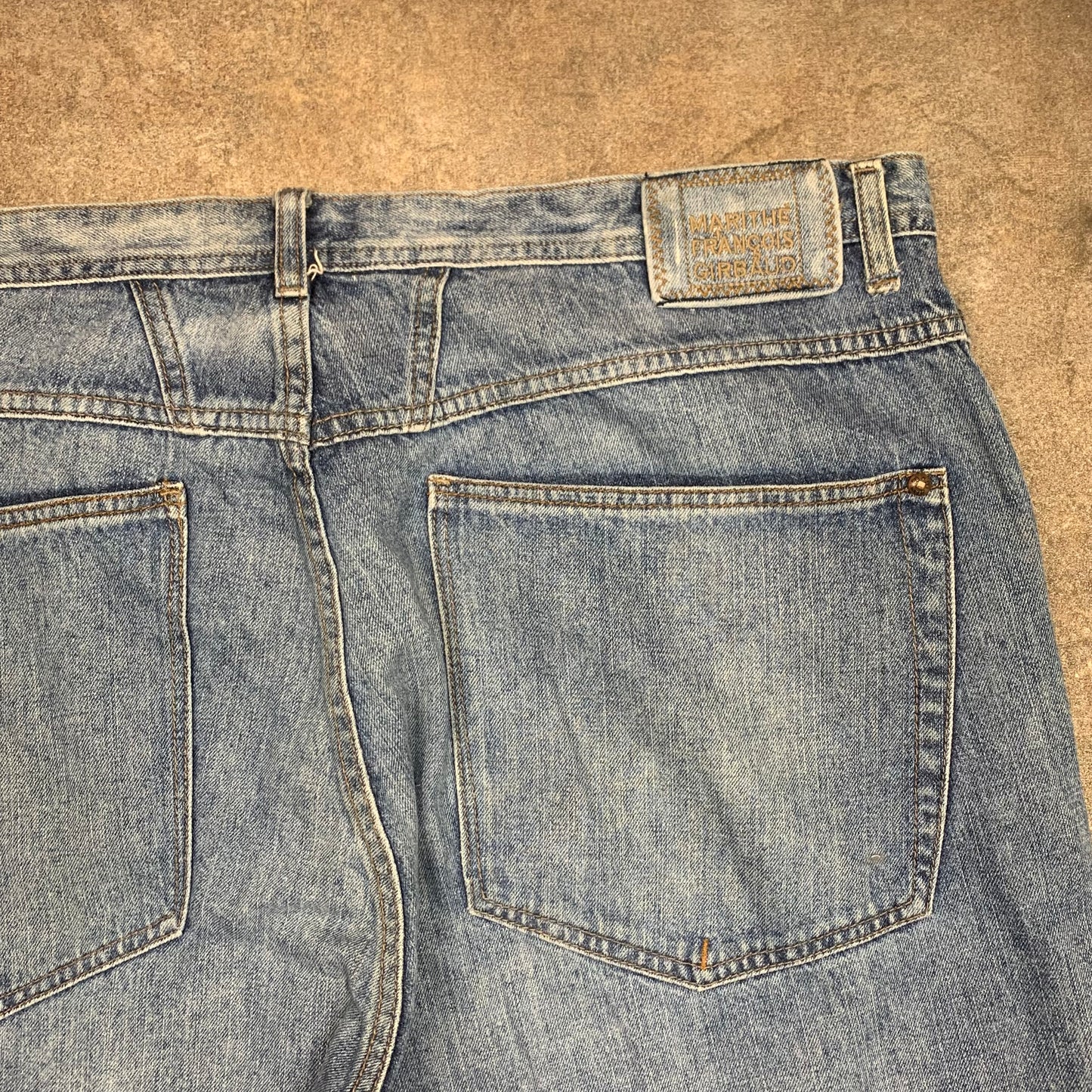 Marithé + François Girbaud 00s baggy blue jeans