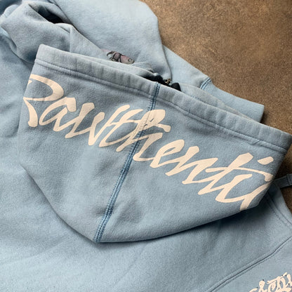 Ecko Unltd 00s light blue graphic graffiti hoodie