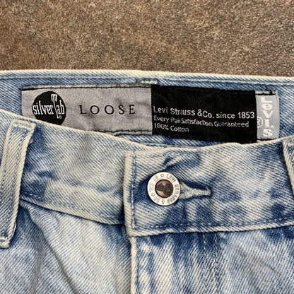 Levi's Silvertab 00s pale blue baggy jorts