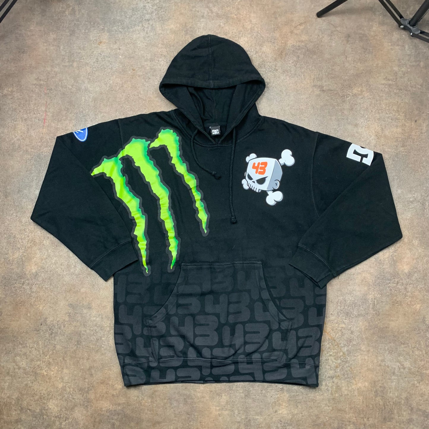DC Shoes 00s Monster Energy Ken Block graphic hoodie (L)