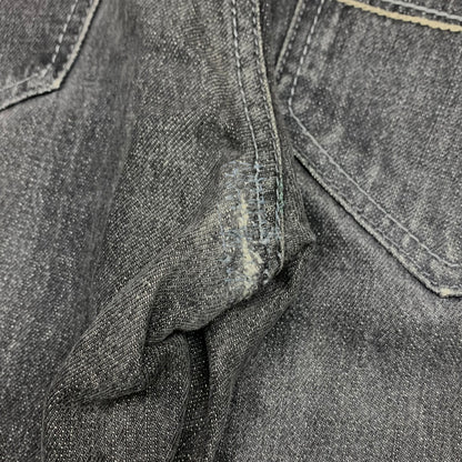 Avirex 00s baggy grey grunge denim jeans