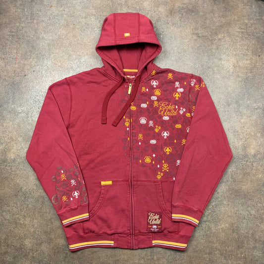 Ecko Unltd. 00s embroidered graphic hoodie (L)