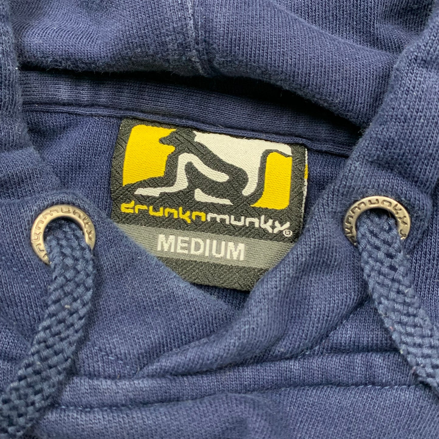 Drunknmunky 00s boxy graphic hoodie (M)