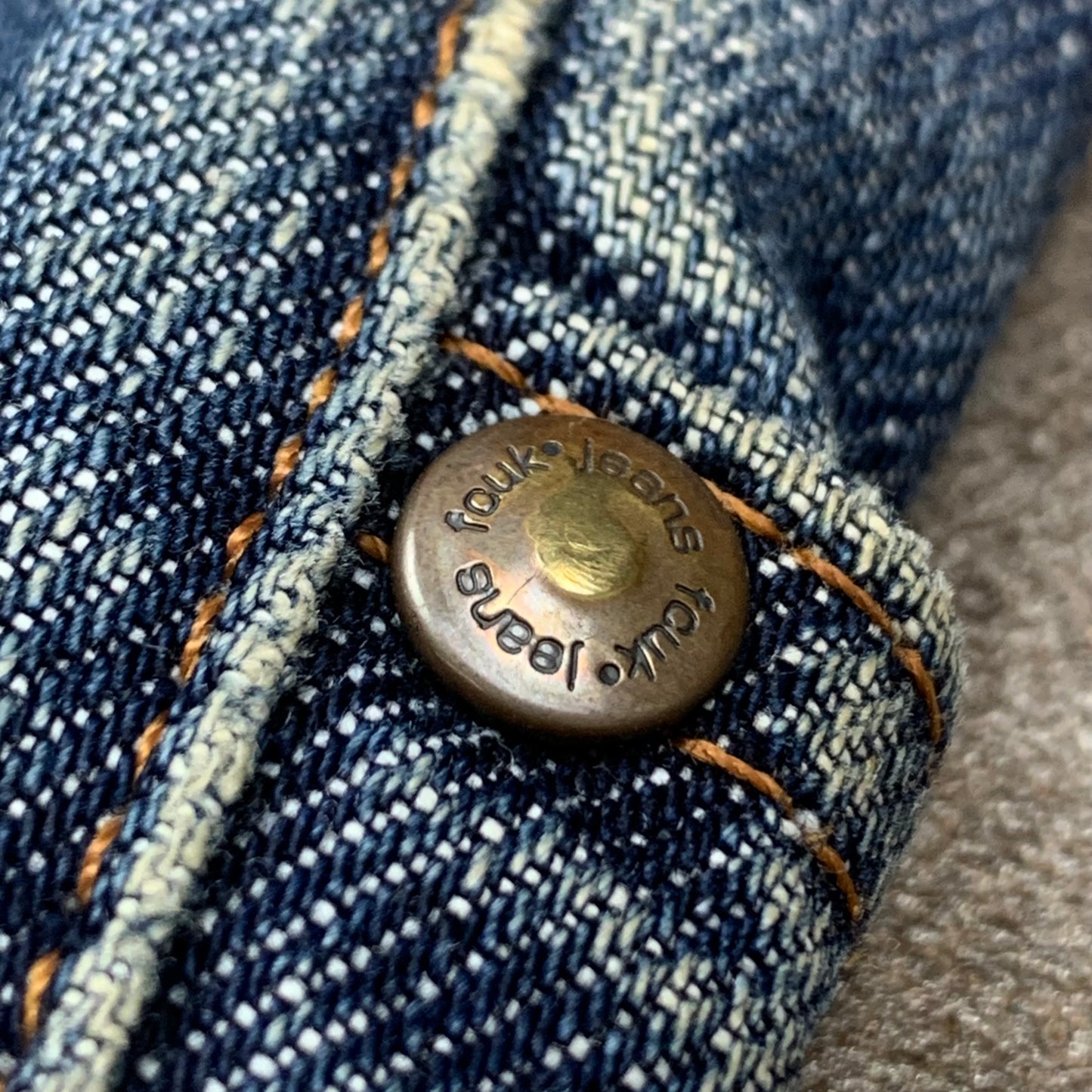 FCUK 00s baggy faded jeans (34")