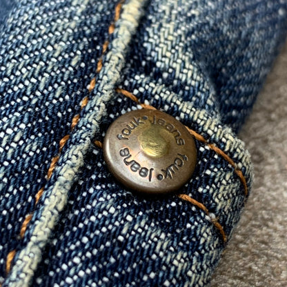FCUK 00s baggy faded jeans (34")