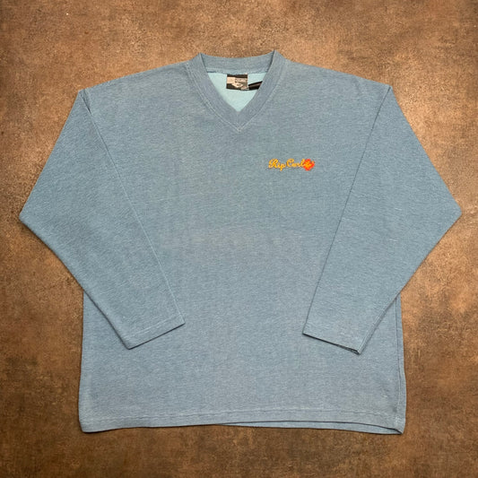 Rip Curl 90s blue thermal sweatshirt