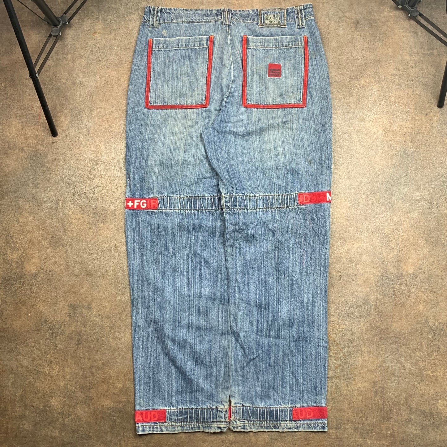 Marithé + François Girbaud 00s blue baggy jeans