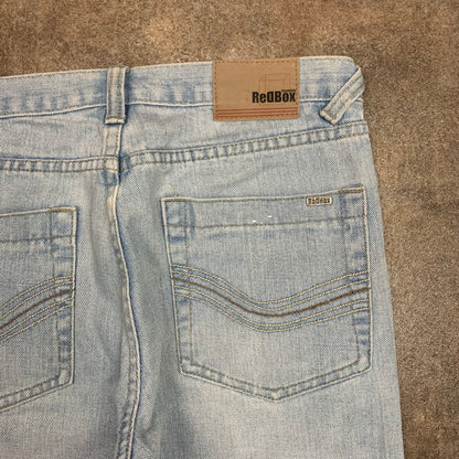 RedBox 00s baggy pale blue denim jeans
