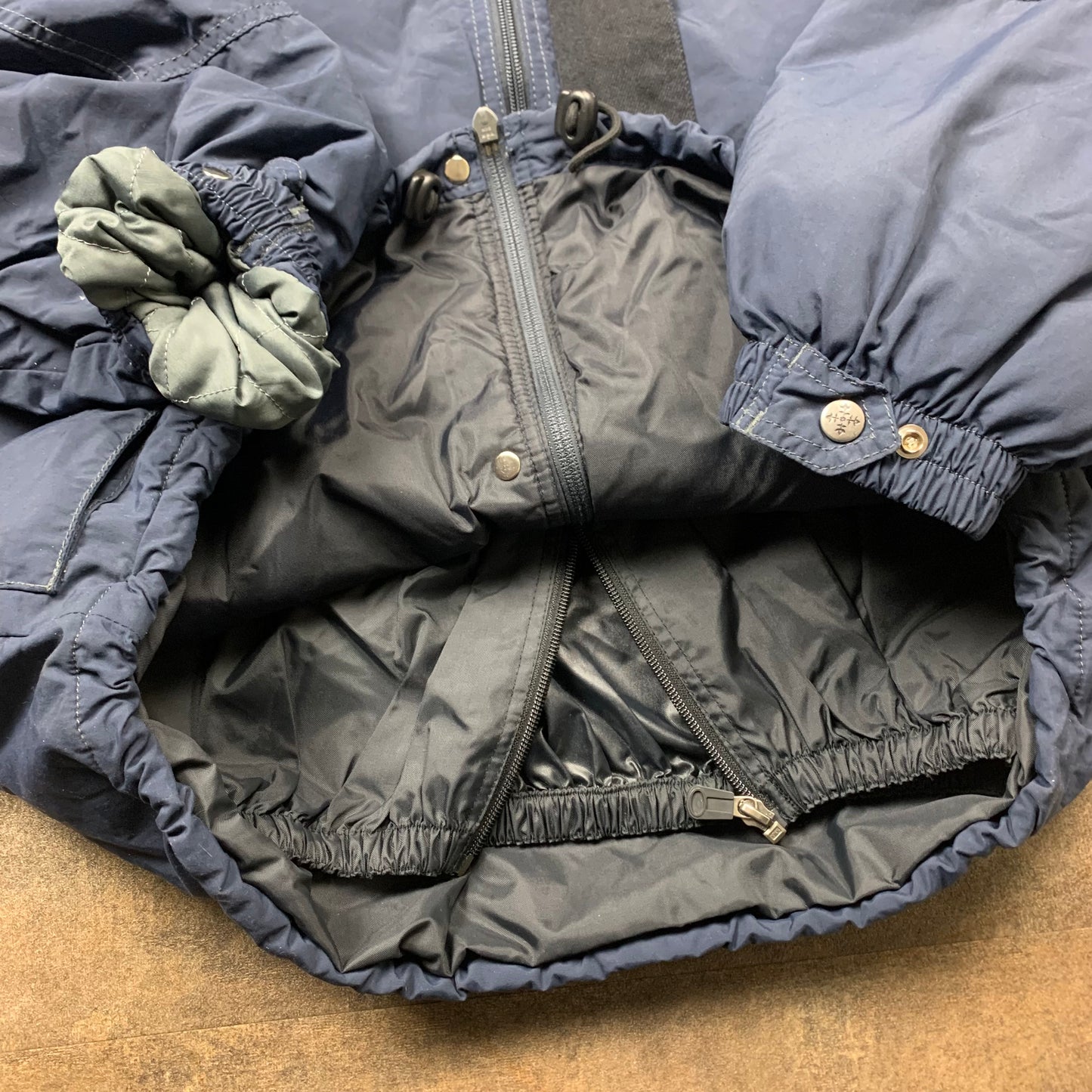 Oxbow 90s navy utilised ski jacket (L)