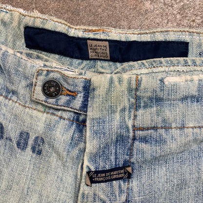Marithé et François Girbaud 00s blue baggy jorts