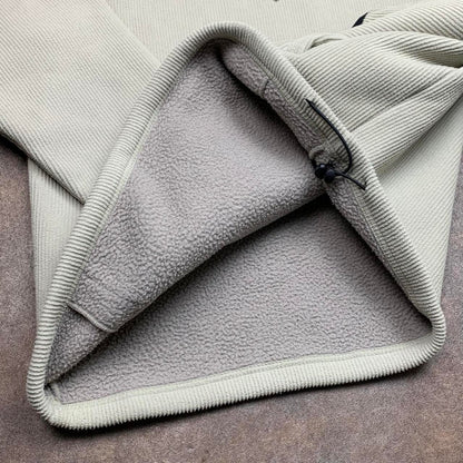 Quiksilver 90s quarter zip chunky knit cream jumper