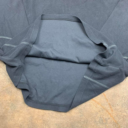 Columbia black grey quarter zip fleece