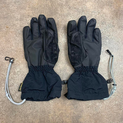 Mountain Hardwear technical black grey gloves