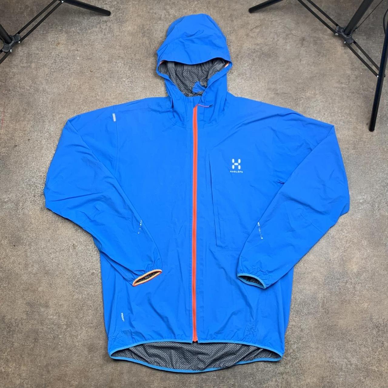 Haglöfs blue utilised lined jacket