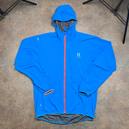 Haglöfs blue utilised lined jacket