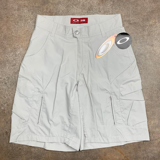 Oakley Software 00s white baggy cargo shorts