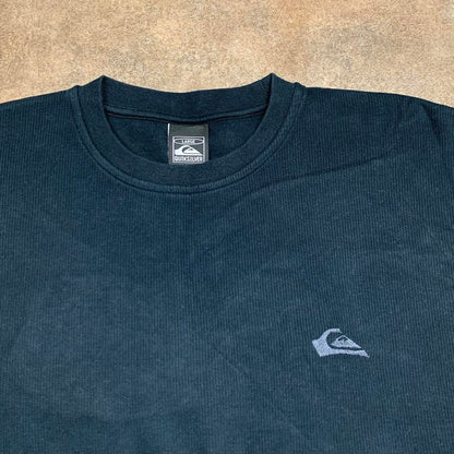 Quiksilver 90s black graphic knit jumper