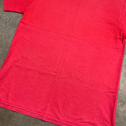 Stüssy 00s red boxy graphic tee
