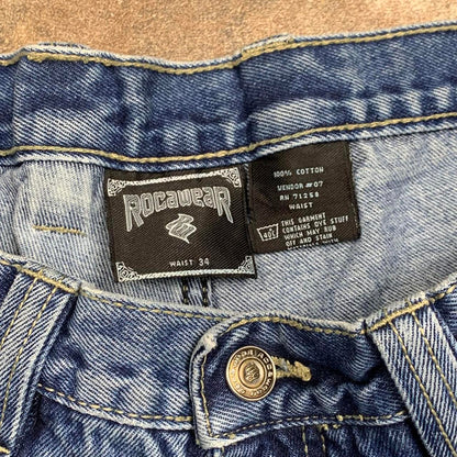 Rocawear 00s baggy carpenter denim jorts