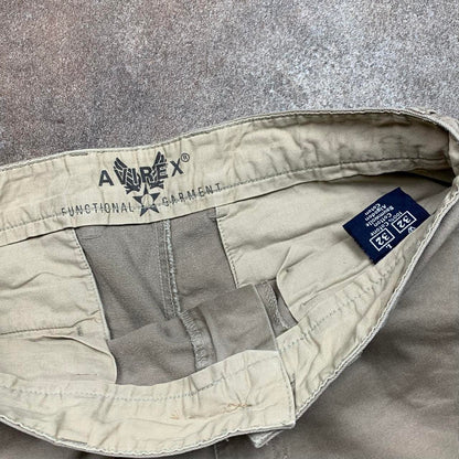 Avirex 00s beige baggy chino trousers