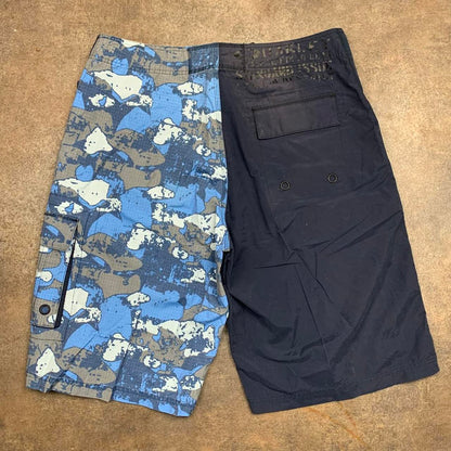Oakley 00s navy camo graphic boardshorts