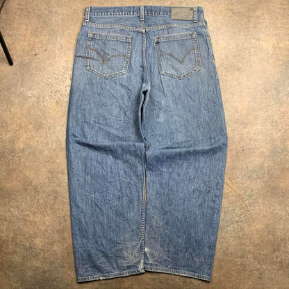 Levi’s Silvertab 00s baggy navy blue denim jeans