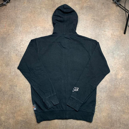 Fox Racing x Red Bull 00s black graphic zip hoodie