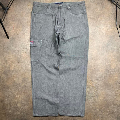 Phat Farm 00s baggy grey cargo denim jeans