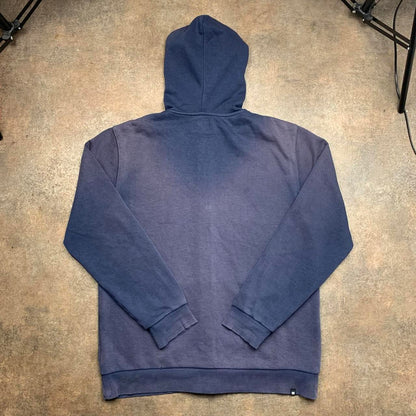 DC Shoes 00s navy faded graphic zip hoodie