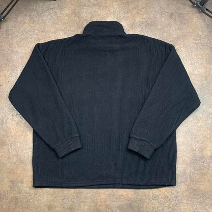 O'Neill 90s black chunky cord sweatshirt