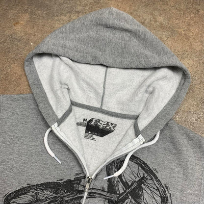 Fox Racing x Red Bull graphic grey zip hoodie