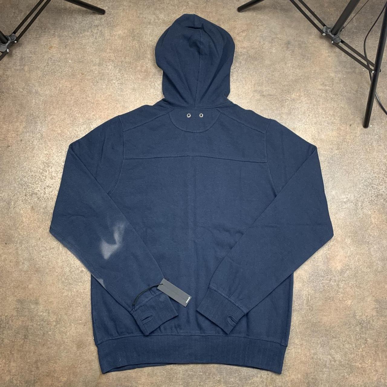 Hurley 00s navy graphic grunge boxy zip hoodie