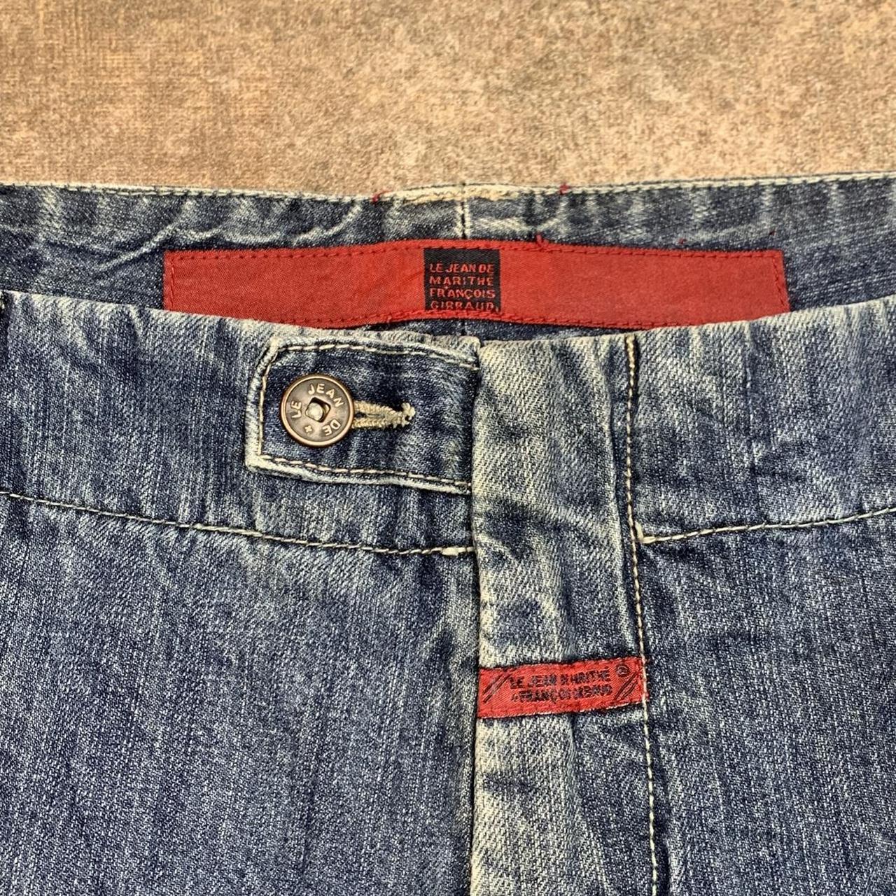 Marithé + François Girbaud 00s baggy velcro jorts (40")