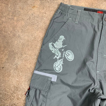 Ecko Function 00s rare graphic grey baggy joggers