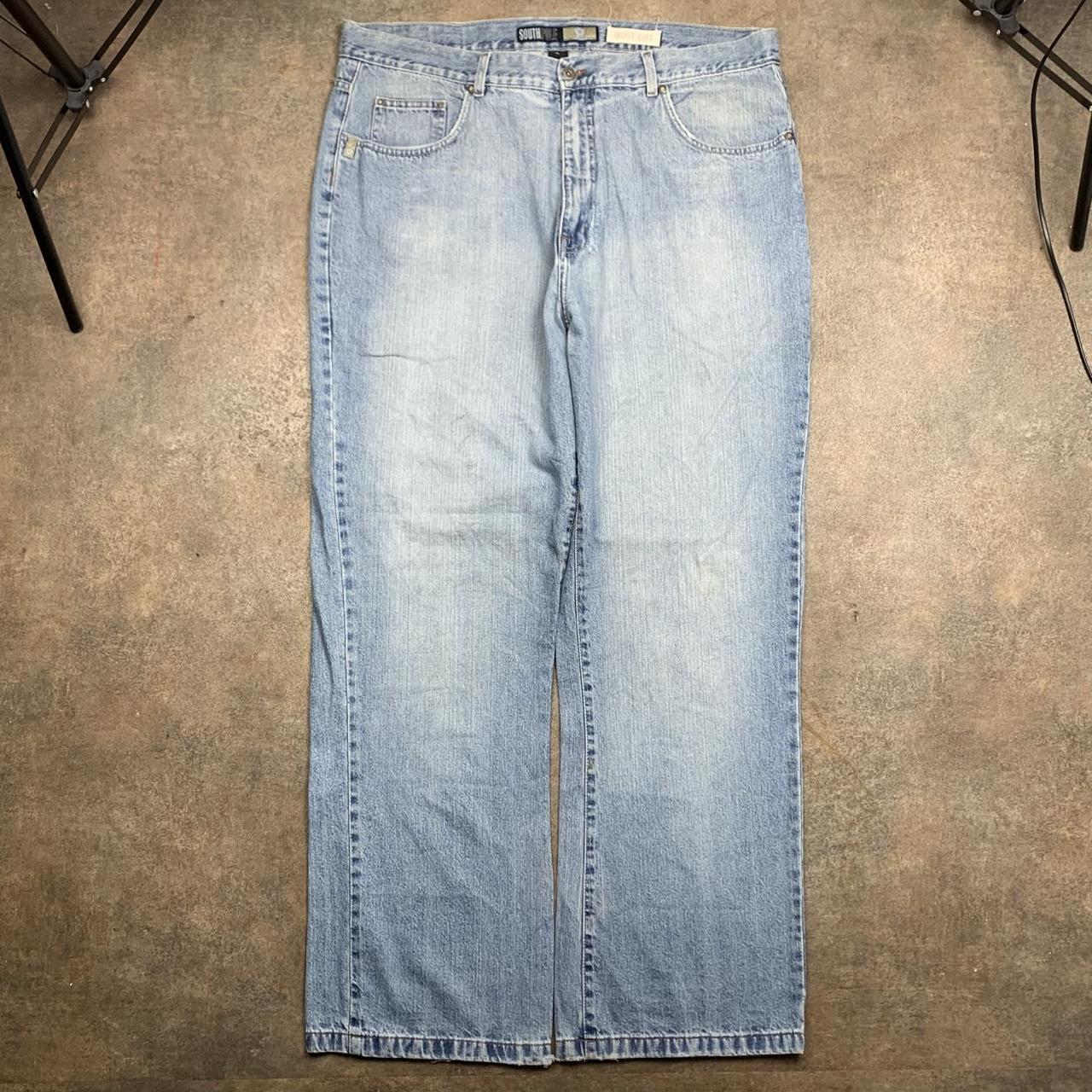Southpole bootcut 00s blue baggy denim jeans