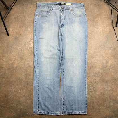 Southpole bootcut 00s blue baggy denim jeans