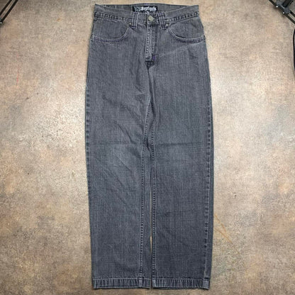 Southpole 00s baggy black grey denim jeans
