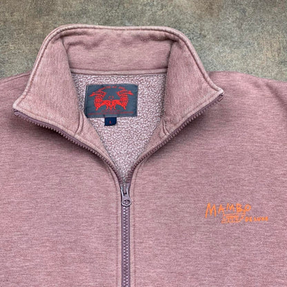 Mambo 00s pink boxy zip jumper
