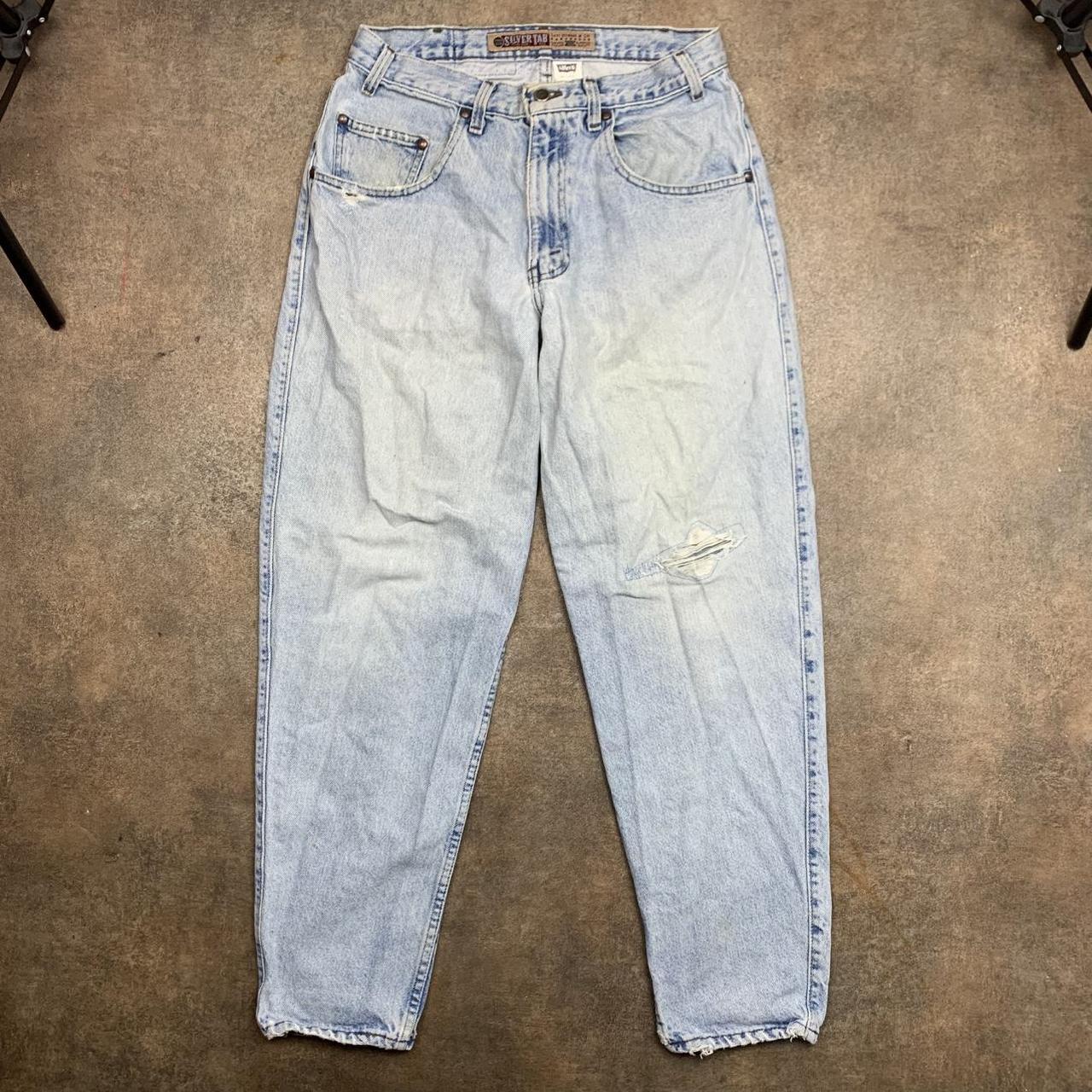 Levi's Silvertab 90s light blue denim jeans