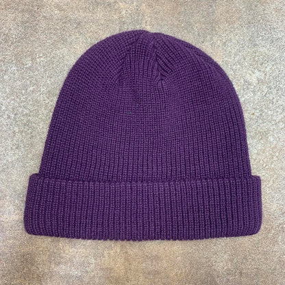 Volcom purple logo beanie