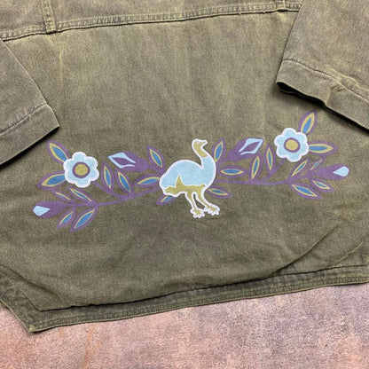 Oxbow 90s corduroy graphic jacket (M)