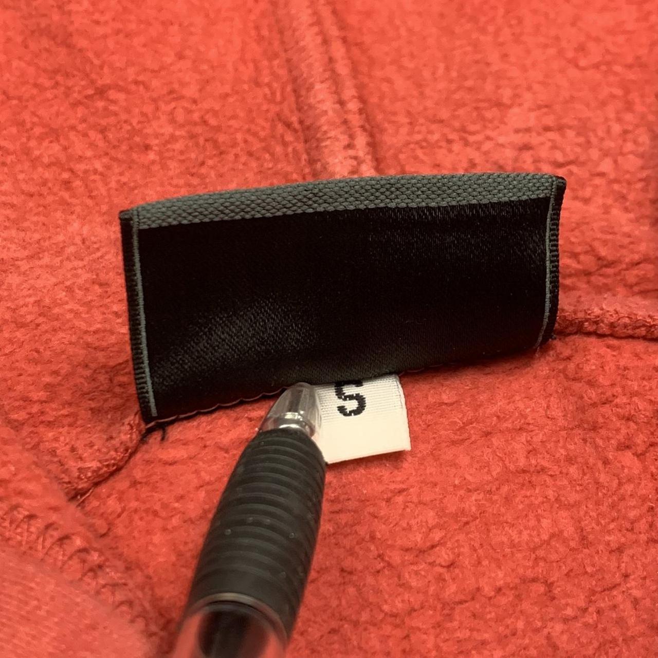 Rip Curl 00s red graphic boxy zip hoodie