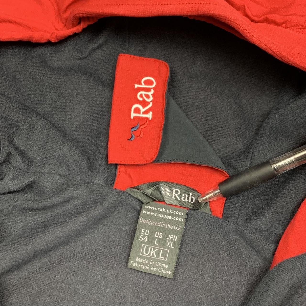 Rab Vapour Rise red utilised ski jacket