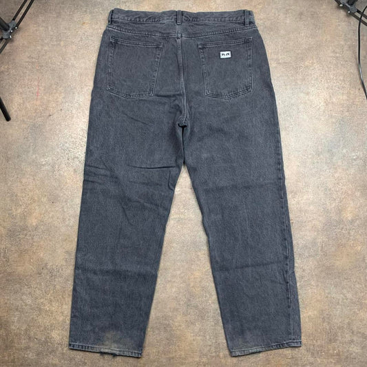 Obey baggy black denim jeans