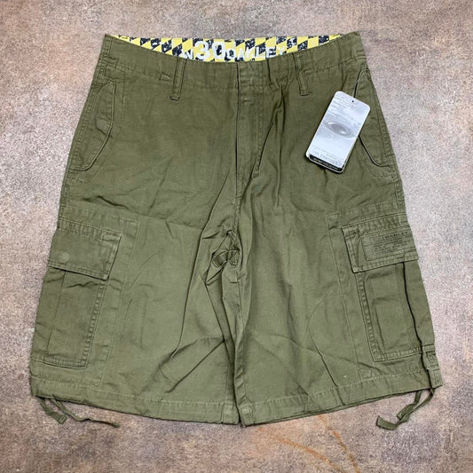 Oakley 00s Flying Tiger khaki baggy cargo jorts