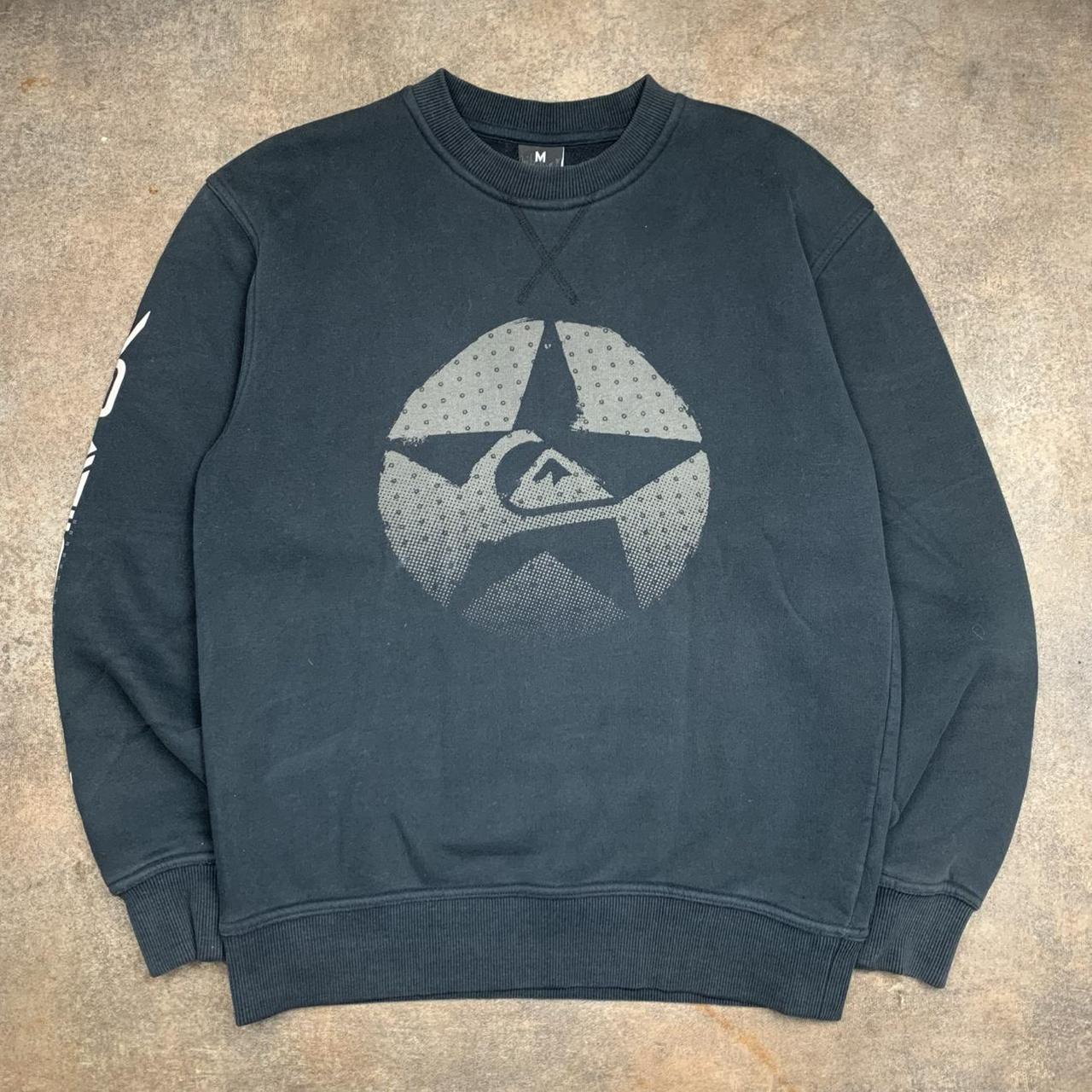 Quiksilver 00s boxy graphic sweater (M)