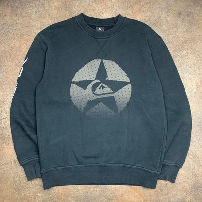 Quiksilver 00s boxy graphic sweater (M)
