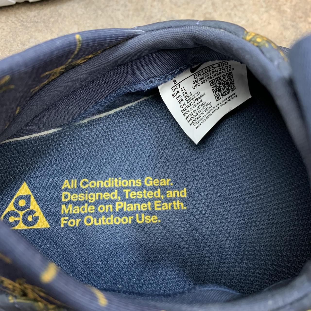 Nike ACG navy slip on trainers (7)